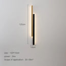 GobekUsa LED Black Wall Lamp for Modern Living Room, Bedroom, Bar & Corridor