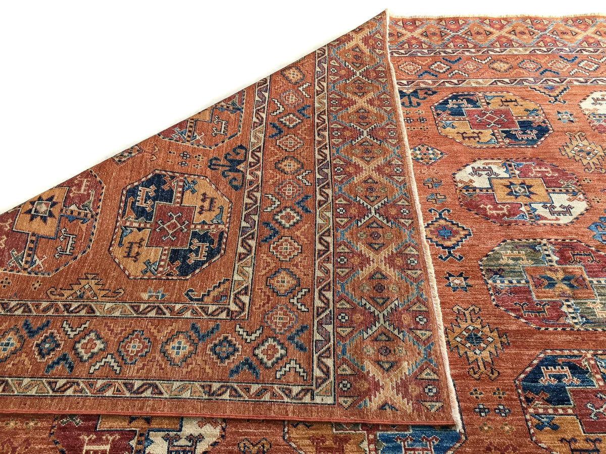 Ersari Bokhara (8'10"x12'04") rust, photo 8 of 12