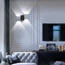 GobekUsa Aluminum LED Wall Lamp for Living Room Bedroom, Up & Down Light Sconce