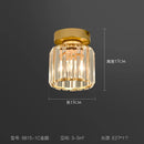GobekUsa Crystal Ceiling Chandelier: Minimalist Luxury Lighting for Home, Hotel, Balcony, Corridor