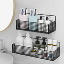 GobekUsa Bathroom Shelf: Suction Cup Shampoo Storage, High Capacity Bath Shelves