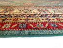 Super Kazak (10x13) green/ivory