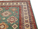 Super Kazak (10x13) green/ivory