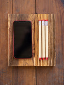 Oak Phone and Pen Tray | University of Alabama
