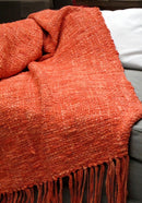 Rustic Cotton Throw Blanket