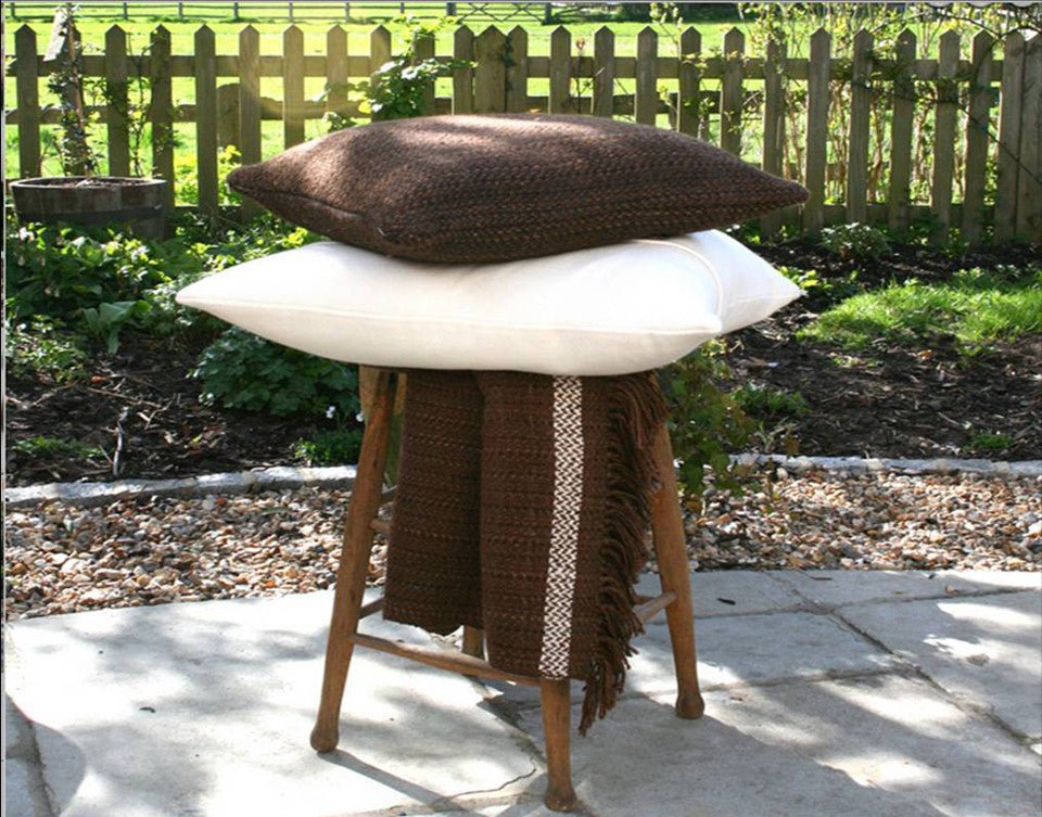 Camel Stripes Wool Blend Blanket, photo 5 of 13