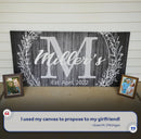 Family Name Sign -  Monogram Sign