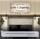 New Home Sign