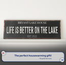 Life Is Better On The Lake Sign III