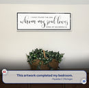 Song Of Solomon 3:4 - I Have Found The One Sign III by Tailored Canvases