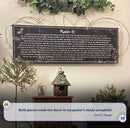 Psalm 91 - He Is My Refuge Sign II