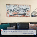 Sand And Surf Sign V
