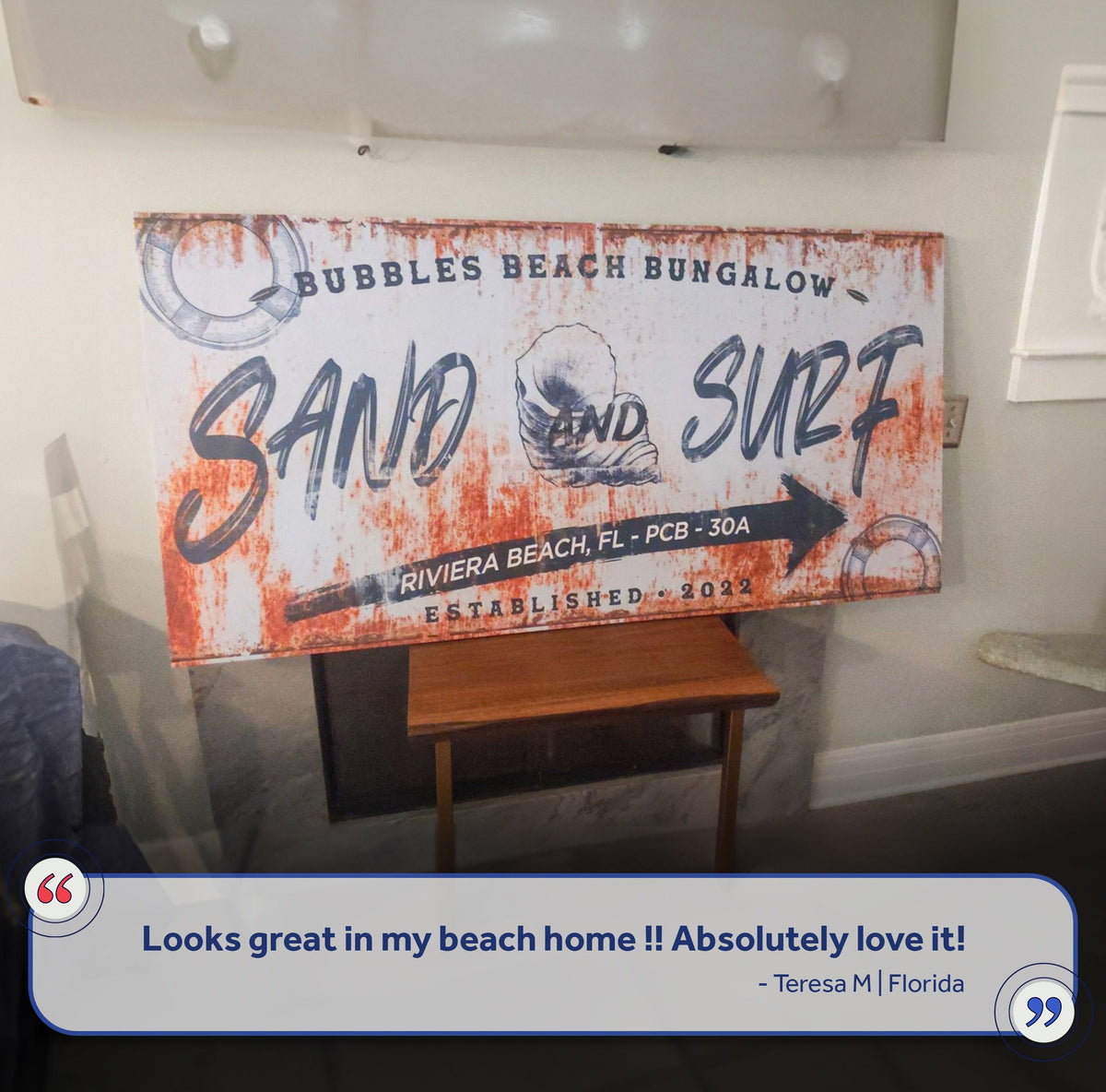 Sand And Surf Sign V, photo 6 of 8