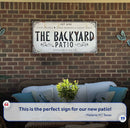 Family Patio Sign
