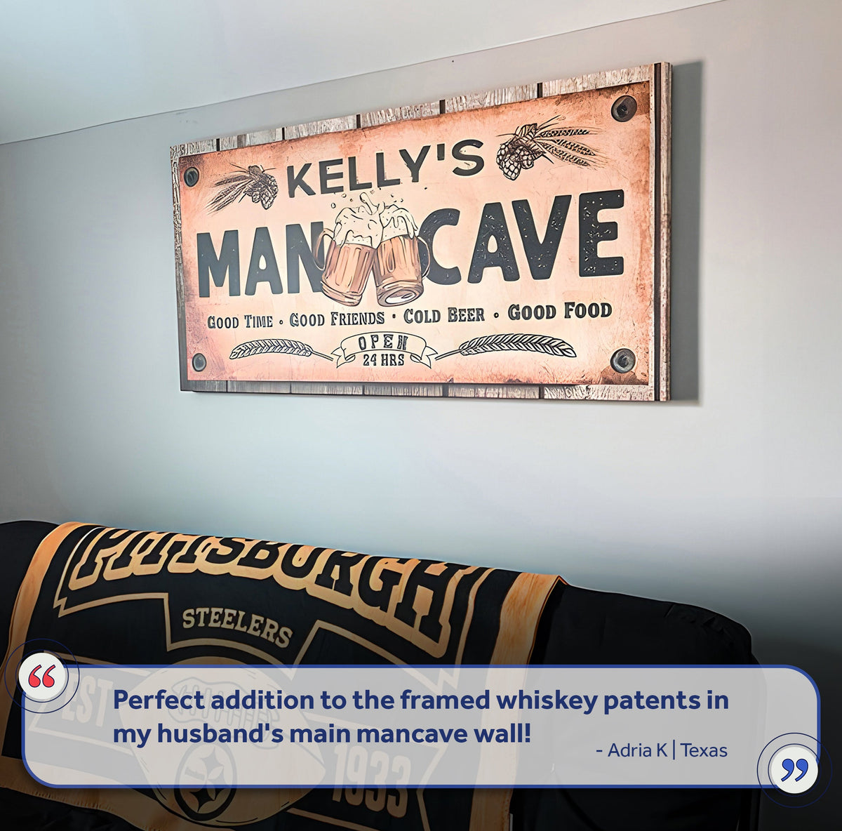 Man Cave Sign IV, photo 6 of 8
