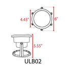 ULB02 Cast Brass PAR36 LED 12V Low Voltage Underwater Pond Light IP68 Waterproof by Kings Outdoor Lighting