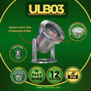 ULB03 12V Low Voltage Stainless Steel Underwater Landscape LED Fountain Light Pond Lighting IP68