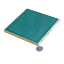 Turquoise Blue 6x6 Glossy Square Porcelain Tile (19 pack, 4.65 sq ft/case) - Sample