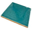 Turquoise Blue 6x6 Glossy Square Porcelain Tile (19 pack, 4.65 sq ft/case) - Sample