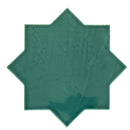 Turquoise Blue 7x7 Glossy Star Porcelain Tile (16 pack, 6.46 sq ft/case)