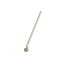Pearl White 0.6x12 Glossy Porcelain Bullnose Tile Trim (10 pack, 0.5 sq ft/case)