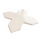 Pearl White 7x7 Glossy Cross Porcelain Tile (16 pack, 5.6 sq ft/case)