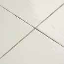 Pearl White 6x6 Glossy Square Porcelain Tile (19 pack, 4.65 sq ft/case)