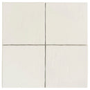 Pearl White 6x6 Glossy Square Porcelain Tile (19 pack, 4.65 sq ft/case)