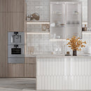 Pearl White 2x2 Glossy Square Porcelain Tile (50 pack, 0.86 sq ft/case)
