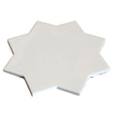 Pearl White 7x7 Glossy Star Porcelain Tile (16 pack, 6.46 sq ft/case)