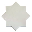 Pearl White 7x7 Glossy Star Porcelain Tile (16 pack, 6.46 sq ft/case)