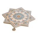 Terracotta Sage Green-Blue 7x7 Matte Star Porcelain Tile (16 pack, 6.46 sq ft/case)