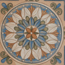 Terracotta Sage Green-Blue 7x7 Matte Star Porcelain Tile (16 pack, 6.46 sq ft/case)