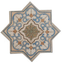 Terracotta Soft Gray-Blue 7x7 Matte Star Porcelain Tile (16 pack, 6.46 sq ft/case)