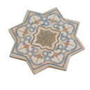Terracotta Soft Gray-Blue 7x7 Matte Star Porcelain Tile (16 pack, 6.46 sq ft/case)