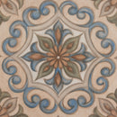 Terracotta Blue Olive Green 7x7 Matte Star Porcelain Tile (16 pack, 6.46 sq ft/case) - Sample
