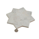 Light Ash Beige 6x6 Matte Star Porcelain Tile (16 pack, 4.2 sq ft/case)