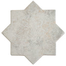 Light Ash Beige 6x6 Matte Star Porcelain Tile (16 pack, 4.2 sq ft/case)