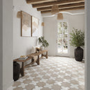 Light Ash Beige 6x6 Matte Star Porcelain Tile (16 pack, 4.2 sq ft/case)