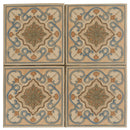 Taupe-blue Terracotta 6x6 Matte Square Porcelain Tile (19 pack, 4.65 sq ft/case)