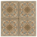 Taupe-blue Terracotta 6x6 Matte Square Porcelain Tile (19 pack, 4.65 sq ft/case) - Sample