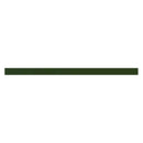 Deep Forest Green 0.6x12 Glossy Porcelain Bullnose Tile Trim (10 pack, 0.5 sq ft/case) - Sample