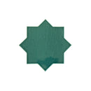 Turquoise Blue 7x7 Glossy Star Porcelain Tile (16 pack, 6.46 sq ft/case)