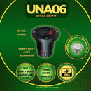UNA06 Cast Aluminum 12V Low Voltage Round Grill LED In-ground Well Light IP65 Waterproof