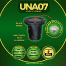 UNA07 Cast Aluminum 12V Low Voltage Round LED In-ground Well Light IP65 Waterproof