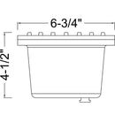 UNB01 Cast Brass 12V Low Voltage Grille Commercial PAR36 LED In-ground Well Light IP65 Waterproof