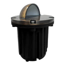 UNB02 Cast Brass 12V Low Voltage Half Moon Round LED In-ground Well Light IP65 Waterproof