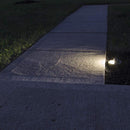 UNB02 Cast Brass 12V Low Voltage Half Moon Round LED In-ground Well Light IP65 Waterproof