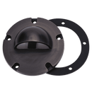 UNB02 Cast Brass 12V Low Voltage Half Moon Round LED In-ground Well Light IP65 Waterproof