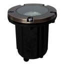 UNB04 Cast Brass 12V Low Voltage Round LED In-Ground Well Light IP65 Waterproof